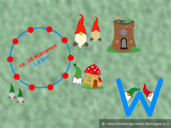 Waldlehrpfad wird zum Wichtelweg